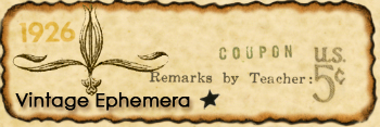 Vintage Ephemera